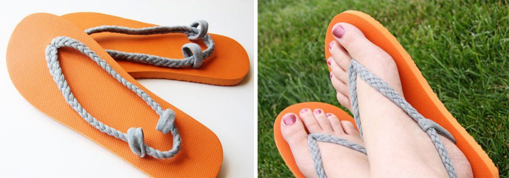 Evde İpli Sandalet Yapımı Hobici Kutu